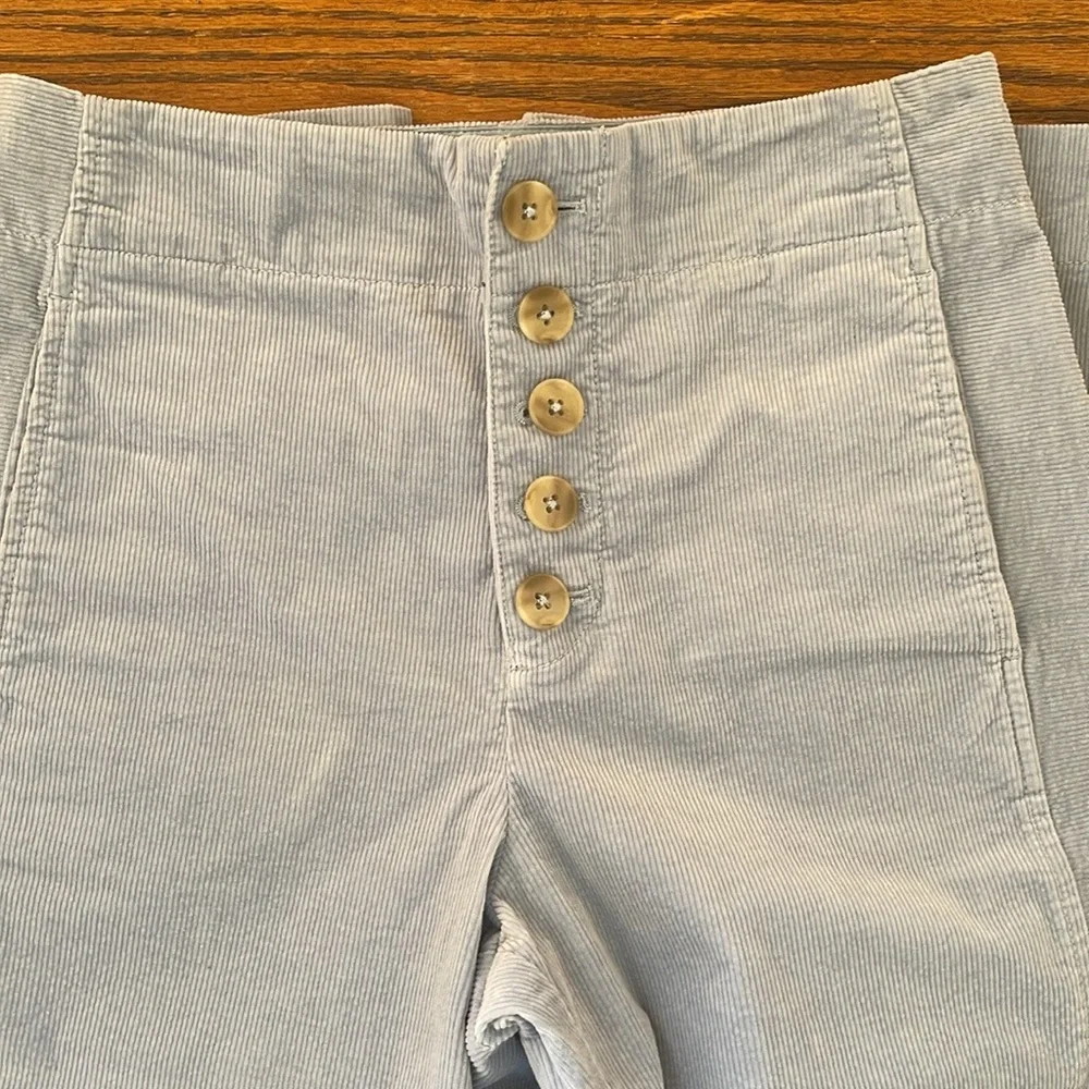 Anthropologie Harrison Corduroy Wide Leg Jeans Size 4 - Picture 4 of 7